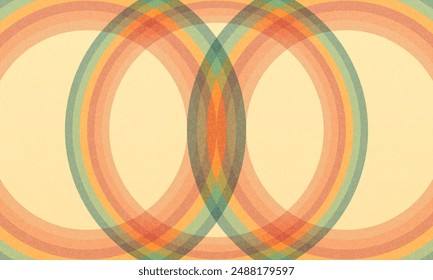 Creative covers or horizontal posters in modern minimal style for corporate identity, branding, social media ads, promo. Modern layout designs in vintage vaporwave 70s style stripes poster background 