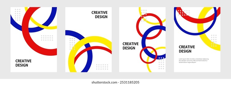 Creative covers,Minimalist simple  cover posters concept in modern minimal style for corporate background design. Trendy front page design for Banner, Poster, Flyer, Invitation and Annual Report