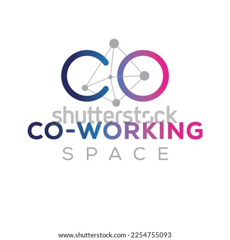Creative (Coworking space) Design, Vector sign.
