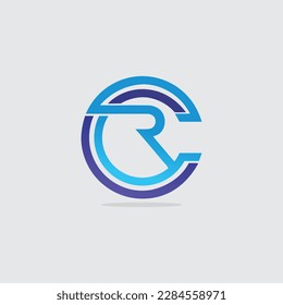 Diseño de logotipo de cr creativo para la empresa         