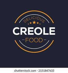 Creative (Creole food) design .