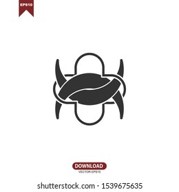 Creative cross icon concept logo vector design