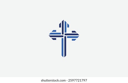 Creative Cross Lines Logo design
