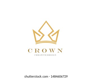 Creative Crown Concept Logo Design 