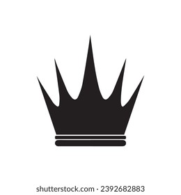 Creative crown concept logo design template