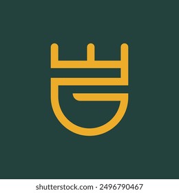 Creative Crown Concept Logo Design Template