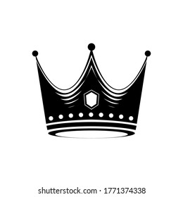 Creative Crown Concept Logo Vector Design Template