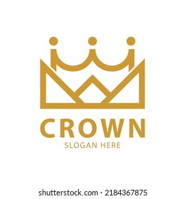 Creative Crown Concept Logo Vector Design Stock Vector (Royalty Free ...