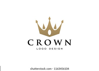 Creative Crown Logo Design Template