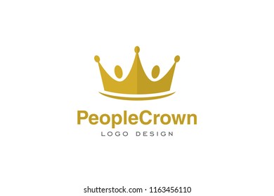 Creative Crown Logo Design Template