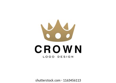 Creative Crown Logo Design Template