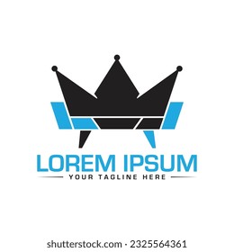 Creative Crown logo design unique design 