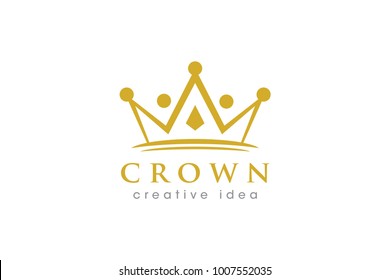 Creative Crown Logo and Icon Template