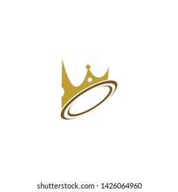 Creative Crown logo template vector icon design