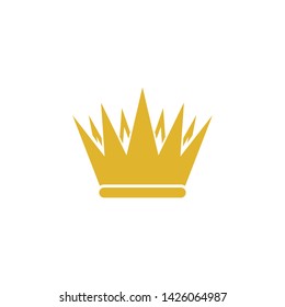 Creative Crown logo template vector icon design