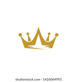 Creative Crown logo template vector icon design