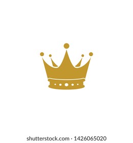Creative Crown logo template vector icon design