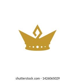 Creative Crown logo template vector icon design