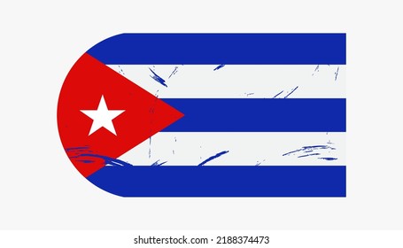 The creative Cuba flag symbol design. Vector, 2022-2023