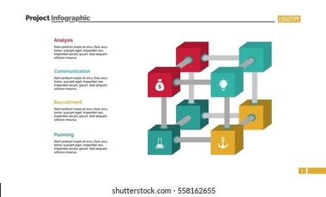 Creative Cube Diagram Slide Template