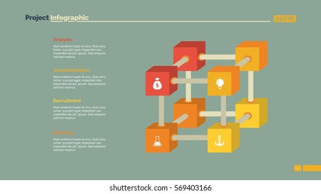 Creative Cube Diagram Slide Template