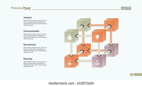 Creative Cube Diagram Slide Template
