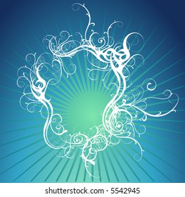 creative curve design background