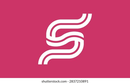 Creative Curvy S Letter Logo Concept