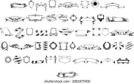 creative custom free ribbons Design vector illustration 