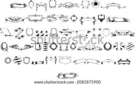 creative custom free ribbons Design vector illustration 