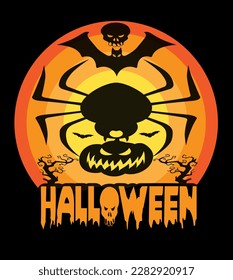 Creative custom Halloween t-shirt design 