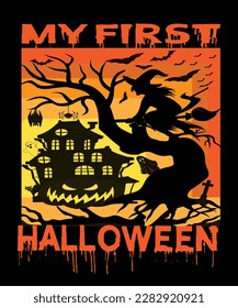 Creative custom Halloween t-shirt design 