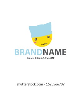 Creative and Cute Yellow Icon Vector Logo Design