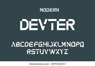 creative cutout font logo design, for company, cricket, movie, sport, racing, headlines, vector illustration