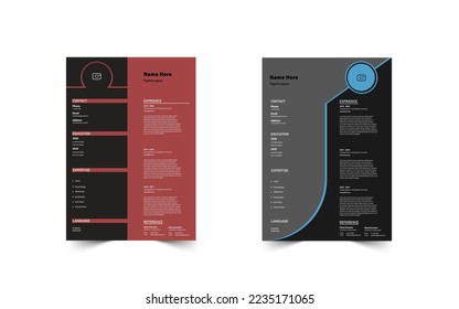 creative cv design and new collection