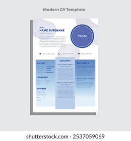 CV criativo e projeto de currículo 