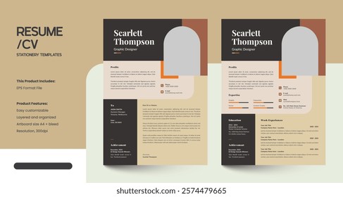 Creative CV Resume Design Template