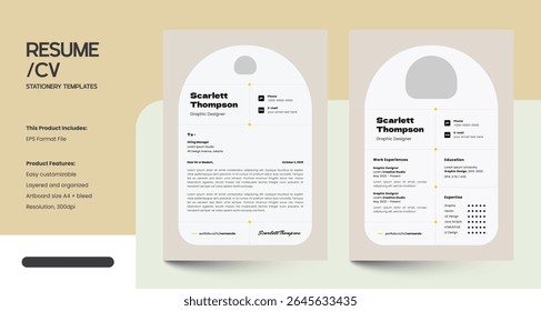 Creative CV Resume Design Templates