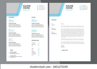 Creative CV / resume template