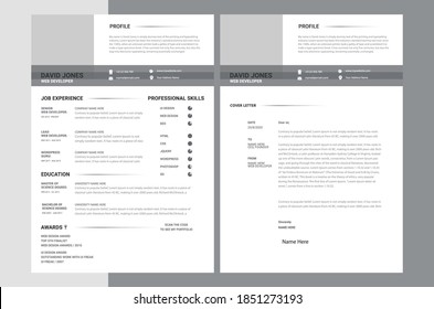 Creative CV / resume template