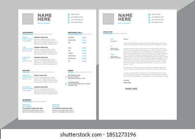 Creative CV / resume template