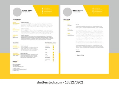 Creative CV / resume template