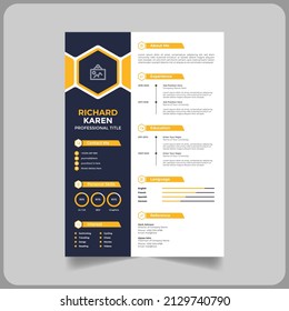 Creative cv or resume template