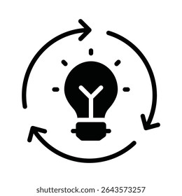 Creative cycle Vector Icon which can easily modify or edit
