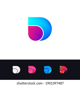 Creative D Business Logo Design Vector - D Modern Company Logo Design Template - D Letter Logo Design
