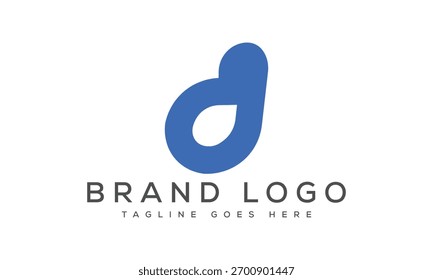 Creative D Logo für Branding und Startups.