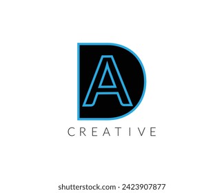 Creative DA  Latter Logo Design