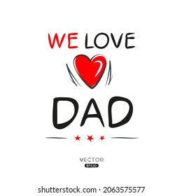 Grabado de papá creativo, se puede usar para pegatinas y etiquetas, camisetas, invitaciones, ilustración vectorial.