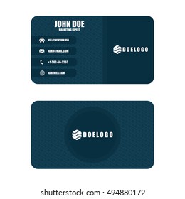 Creative Dark Business Card