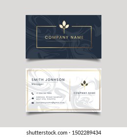creative dark textured modern clean business card design template
